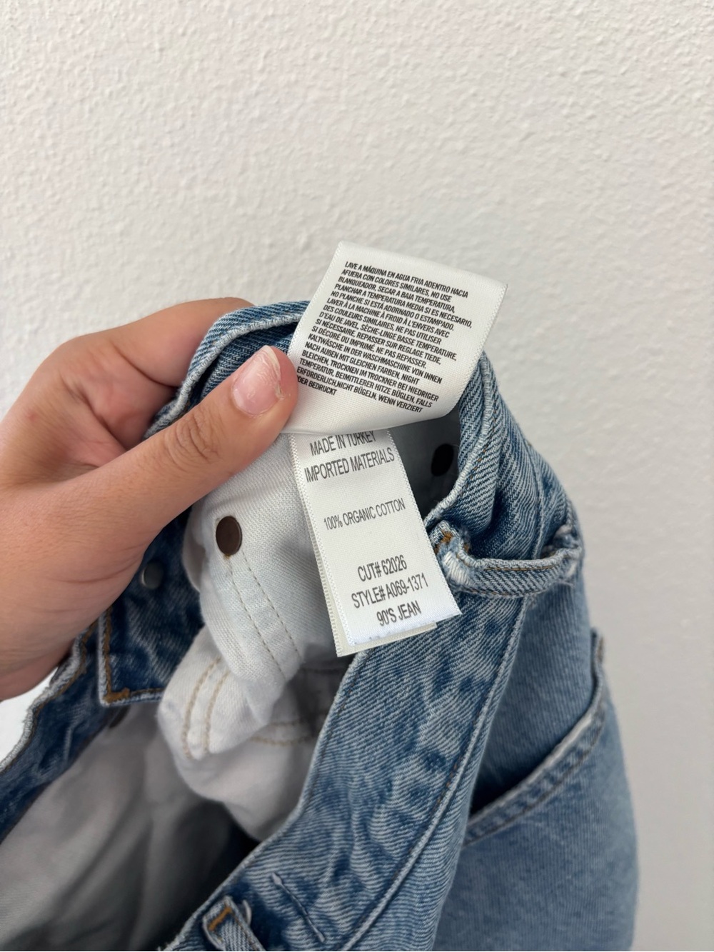 Agolde 90s jeans raw hem - Picture 3 of 4